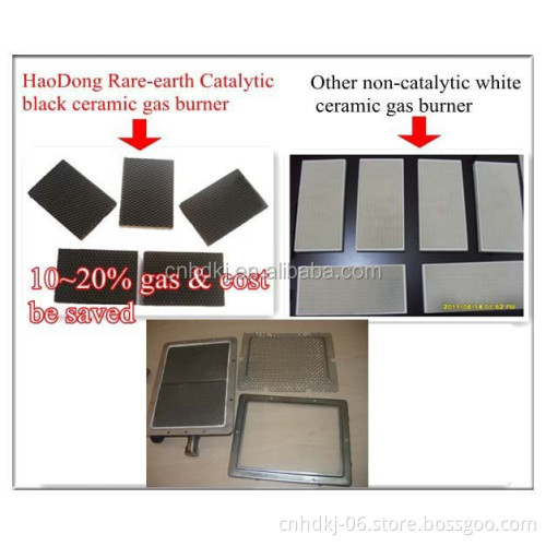 infrared ceramic burner plate for outdoor camping bbq